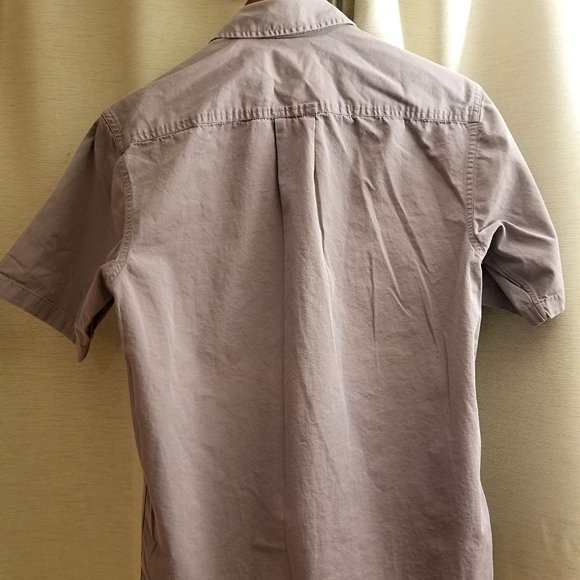 Supreme Grey Short Sleeve Work Shirt - Picture 2 of 3
